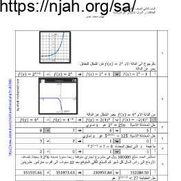 العلاقات و الدوال الاسیة و اللوغاریتمیة رياضيات5 ثانوي