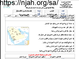 تحضير درس الثروة الحيوانية اجتماعيات خامس الفصل الثالث