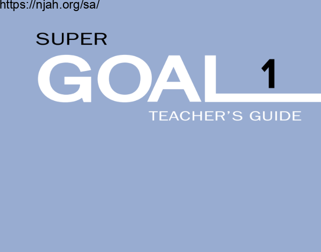 دليل المعلم الإنجليزي Super Goal 1 أول متوسط الفصل الأول 1444