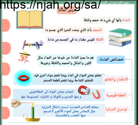 شرح درس المادة علوم ثالث ابتدائي الفصل الثالث