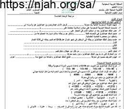 مراجعة الوحدة الخامسة تاريخ ثانوي إعداد المعلمة بدرية آل عاطف