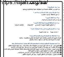 ملخص كامل علم بيئة ثانوي
