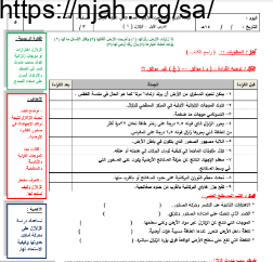 ورقة عمل الزلازل مع الحل علوم ثالث متوسط أ. محمد الحفظي